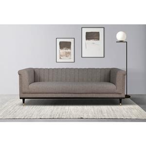 Guido Maria Kretschmer Home&Living 3-zitsbank Chamby met houten rand onder en stiksels bij de leuning