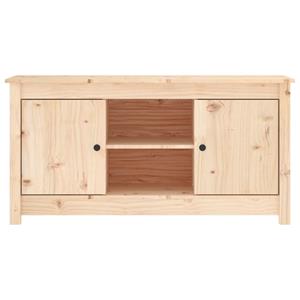 vidaXL Tv-meubel 103x36,5x52 cm massief grenenhout
