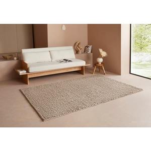 LeGer Home by Lena Gercke Wollen kleed Ainhoa uni, wol, handgeweven vloerkleed, woonkamer, slaapkamer, eetkamer
