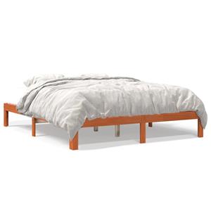 VidaXL Bedframe massief grenenhout wasbruin 180x200 cm