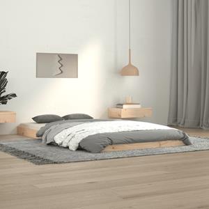 VidaXL Bedframe massief grenenhout 100x200 cm