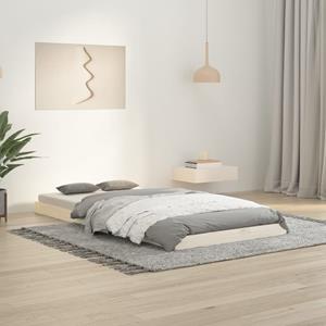 VidaXL Bedframe massief grenenhout wit 90x190 cm
