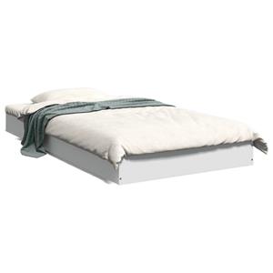 VidaXL Bedframe bewerkt hout wit 100x200 cm
