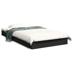 VidaXL Bedframe bewerkt hout zwart 100x200 cm