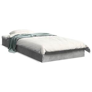 VidaXL Bedframe bewerkt hout betongrijs 90x200 cm