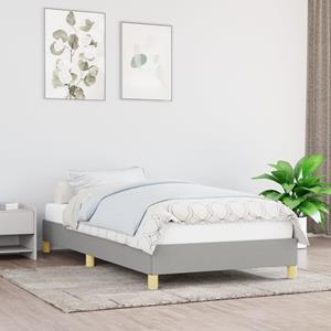 VidaXL Bedframe stof lichtgrijs 90x190 cm