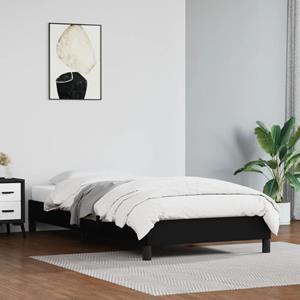 VidaXL Bedframe kunstleer zwart 100x200 cm