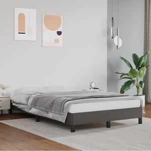 VidaXL Bedframe kunstleer grijs 120x200 cm