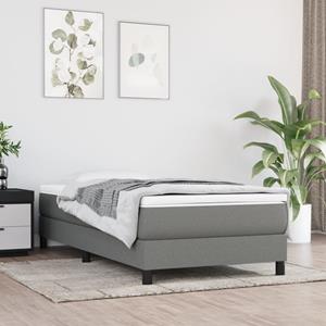 VidaXL Bedframe stof donkergrijs 80x200 cm