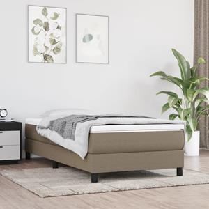 VidaXL Bedframe stof taupe 90x200 cm