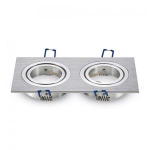 V-TAC Houston GU10 armatuur aluminium geborsteld