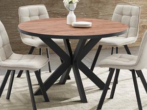 Mobistoxx Ronde eettafel LANAKO 120 cm franse eik