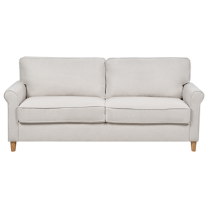 BELIANI Driezitsbank stof lichtbeige RONNEBY