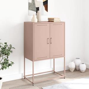vidaXL Tv-meubel 100,5x39x60,5 cm staal wit
