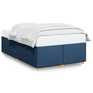 VidaXL Bedframe stof blauw 120x190 cm