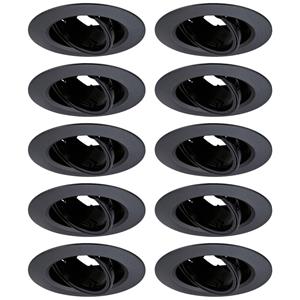 Paulmann 92117 Inbouwlamp Set van 10 stuks GU10 Zwart