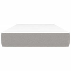vidaXL Pocketveringmatras voor kinderen 80x160 cm stof lichtgrijs