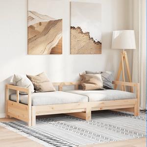 VidaXL Slaapbank zonder matras 90x190 cm massief grenenhout