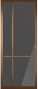 Svedex Binnendeuren NDB903 Metallic Brons Rookglas | Afgelakt met Svedex Superlak | Deurengigant.nl