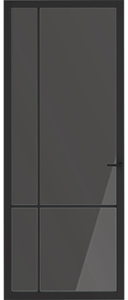 Skantrae Binnendeuren SSL 4507 Rookglas | Stijlvolle binnendeur | Deurengigant.nl