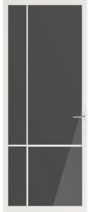 Skantrae Binnendeuren SSL 4607 Rookglas | Stijlvolle binnendeur | Deurengigant.nl
