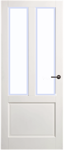 Skantrae Binnendeuren E 040 Satinato facet glas | Stijlvolle binnendeur | Deurengigant.nl