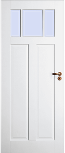 Skantrae Binnendeuren SKS 1231 Blank facet glas | Stijlvolle binnendeur | Deurengigant.nl