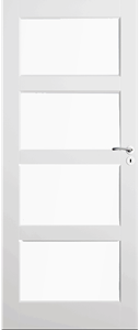 Skantrae Binnendeuren SKS 1235 Satinato glas | Stijlvolle binnendeur | Deurengigant.nl