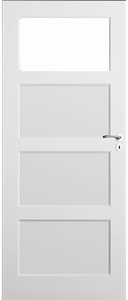 Skantrae Binnendeuren SKS 1235 C1 Satinato glas | Stijlvolle binnendeur | Deurengigant.nl