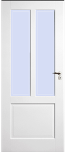 Skantrae Binnendeuren SKS 1240 Blank facet glas | Stijlvolle binnendeur | Deurengigant.nl
