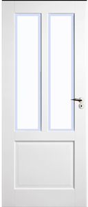 Skantrae Binnendeuren SKS 1240 Satinato facet glas | Stijlvolle binnendeur | Deurengigant.nl