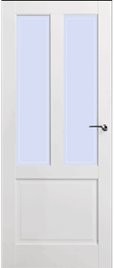 Skantrae Binnendeuren SKS 240 Blank facet glas | Stijlvolle binnendeur | Deurengigant.nl