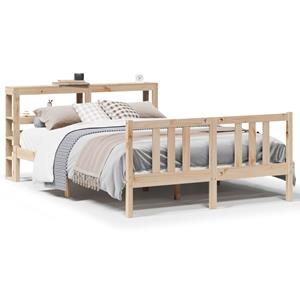 VidaXL Bedframe met hoofdbord massief grenenhout 150x200 cm