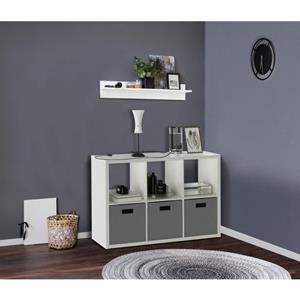 INOSIGN Boekenkast IZOLA, roomdivider, ordnerstelling, kubusrek,