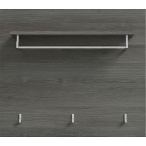 INOSIGN Kapstokpaneel Rumba, Breite 80cm, 3 Haken, 1 Kleiderstange, 1 Ablageboden