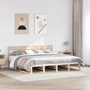VidaXL Bedframe zonder matras massief grenenhout 180x200 cm