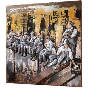 Locker Metalen artprint 3D BOUWVAKKER NY