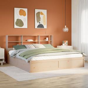 VidaXL Bedframe zonder matras massief grenenhout 180x200 cm