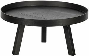 Beira bijzettafel hout zwart 35xo76