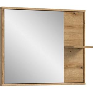 Welltime Spiegel Kayu, Breite 84 cm, 1 Ablagefläche