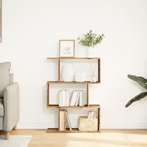 vidaXL Kamerscherm / boekenkast 3-laags 70x24x97 cm hout oud hout