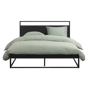 Leen Bakker Bed Kioto - zwart - 140x200 cm