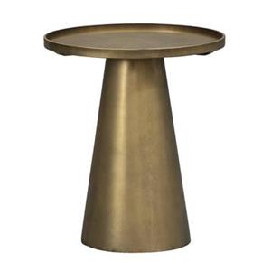 Leen Bakker Bijzettafel Axel - goudkleurig metaal - 45x40x40 cm