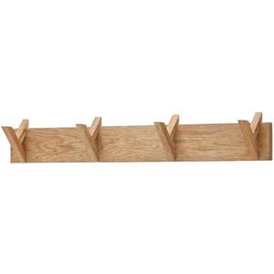 Garderobenleiste ¦ holzfarben ¦ Massivholz ¦ Maße (cm): B: 80 H: 13 T: 12  - Möbel Kraft