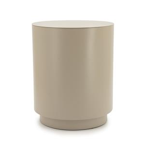 By-Boo Ronde Bijzettafel Mesita 37cm - Taupe