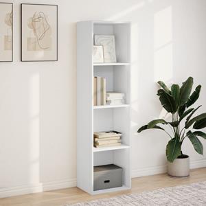 vidaXL Boekenkast 40x30x152 cm bewerkt hout wit