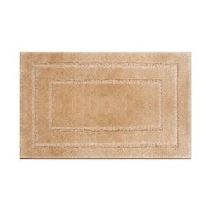 Muratap Badmat - Soft Fluffy - Beige - 120x60 Cm - Hoogpolig - Anti Slip Toiletmat