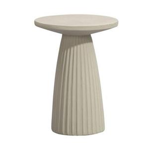 Leen Bakker Bijzettafel Pascal - beige - 46x34x34 cm