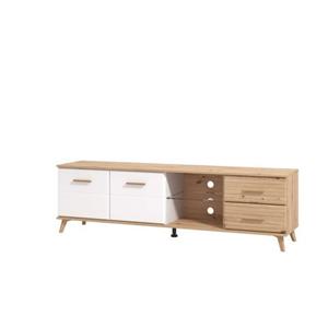 TV-Lowboard ¦ weiß ¦ Maße (cm): B: 179,5 H: 52,5 T: 40  - Möbel Kraft