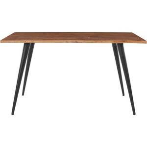 Home affaire Tafel met hout Massief hout, 26 mm dikte van het tafelblad, in verschillende afmetingen